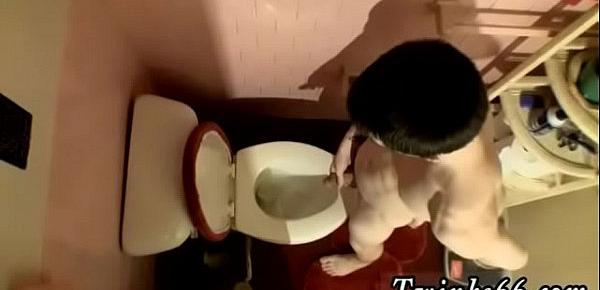  Public piss drinking boy gay Unloading In The Toilet Bowl